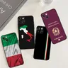 Italian Italy Flag Funda For iPhone 15 13 12 Mini 11 14 Pro Max 7 8 Plus X XR XS Max SE 2020 2022