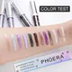 PHOERA 12 Colors Liquid Eyeshadow Pen Glitter Long-lasting Water-based Eyeshadow Professional Eye