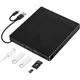 External DVD CD USB 3.0 & Type-C CD/DVD +/-RW DVD drive mit SD TF Card Reader USB Stick Port Laptop