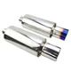 Car Exhaust Systems Tail Pipe Muffler High Quality Universal Stainless Mufflers Large Size Interface