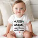 I Love You Mom Happy Mother's Day Spanish Printed Baby Romper Newborn Short Sleeve Bodysuit Infant