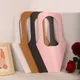 Kraft Paper Tote Bag Flower Bouquet Box Floral Gift Bag Valentine's Day Easy Flower Bouquet Wrapping