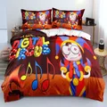 Amazing Digital Circus 3D Printed Duvet Case Pillowcase Bedding Set Twin Full King for Kids Adults