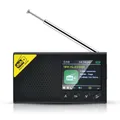 Digital DAB & FM Radio with BT Portable Digital Radio Rechargeable Wireless DAB+FM Receiver with