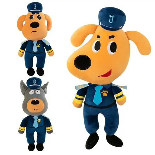 30cm Sheriff Labrador Hund Plüsch Spielzeug Puppe Anime Sicherheit Sergeant Labrador Wolf Hund