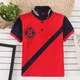 New Kids Boy Polo Shirt Patchwork Baby Sports Polo Shirts for Boys Summer Breathable Teens Tops