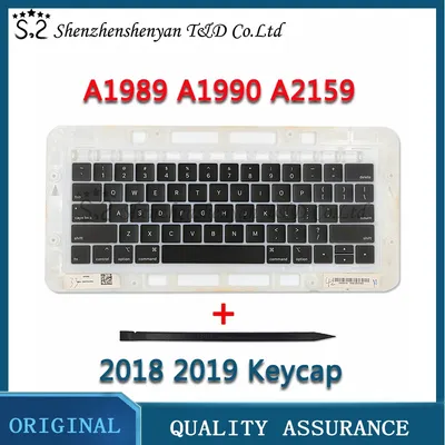A1989 A1990 A2159 Keyboard keys keycap for MacBook Pro Retina 13“15” Laptop key cap Brand New 2018 2019 Year US UK RU IT GR TU