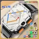 2024 neue pgd 4g netzwerk smart watch gps wifi sim nfc dual kamera robuste 16g 64g 128g rom speicher