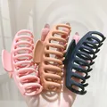 Neue Feste Farbe Große Klaue Clip Krabben Haarspange Für Frauen Mädchen Haar Krallen Bad Clip