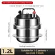 Mini Pressure Pot Stainless Steel Upgraded Outdoor Camping Home Gas Induction Cooker Cooking Rice