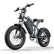 EKX T1 Ebike Speed 50Kmh 48V20AH Lithium Battery Off-road Electric Bike 20‘’*4.0 Snow Fat Tires