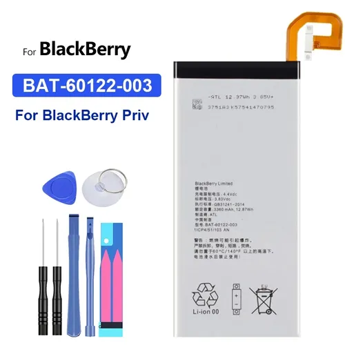 3360mAh Akku für Blackberry Priv STV100-1/2/3 Husv1 Bat-60122-003 Smartphone-Akkus Werkzeuge
