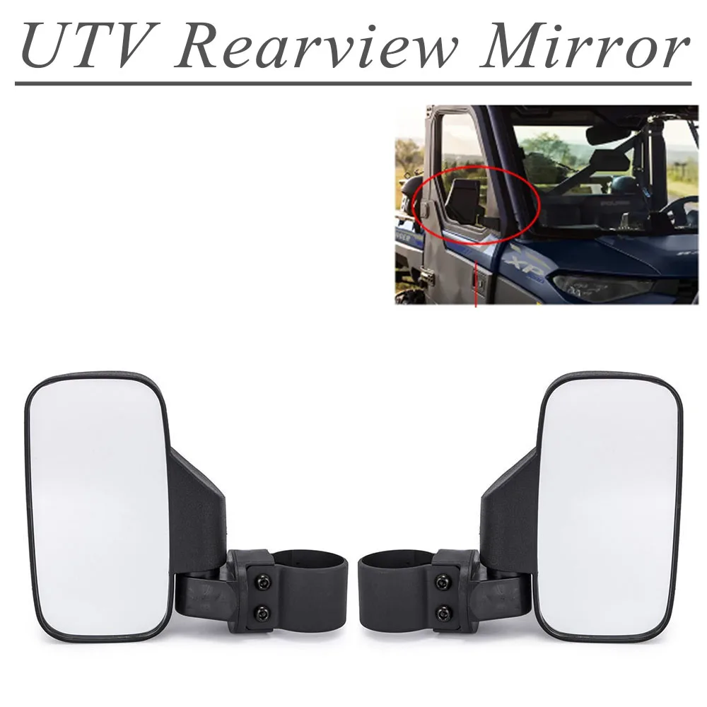 Motorrad utv rückspiegel automobil zubehör für yamaha rhino yxz honda pioneer 1000 polaris rzr 800 seiten spiegel Image
