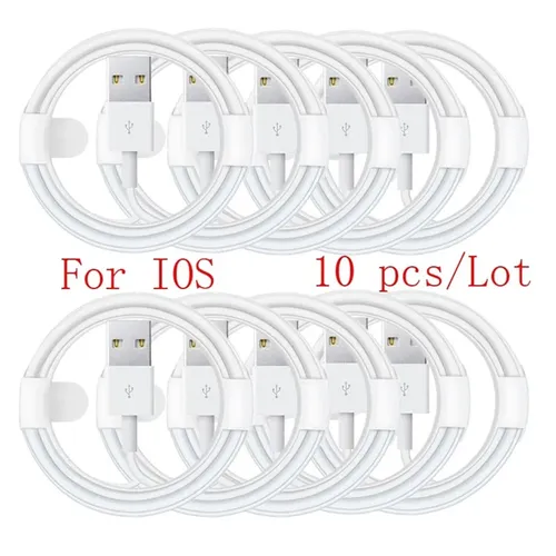 10 Stück USB-Ladekabel für iPad-Kabel schnell für iPhone Ladekabel für iPhone 14 13 12 Pro Max 11 5s