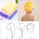 60x22cm Soft Head Wrap Hut Make-up Kosmetik Haartuch Dame trockene Haar kappe schnell trocknende