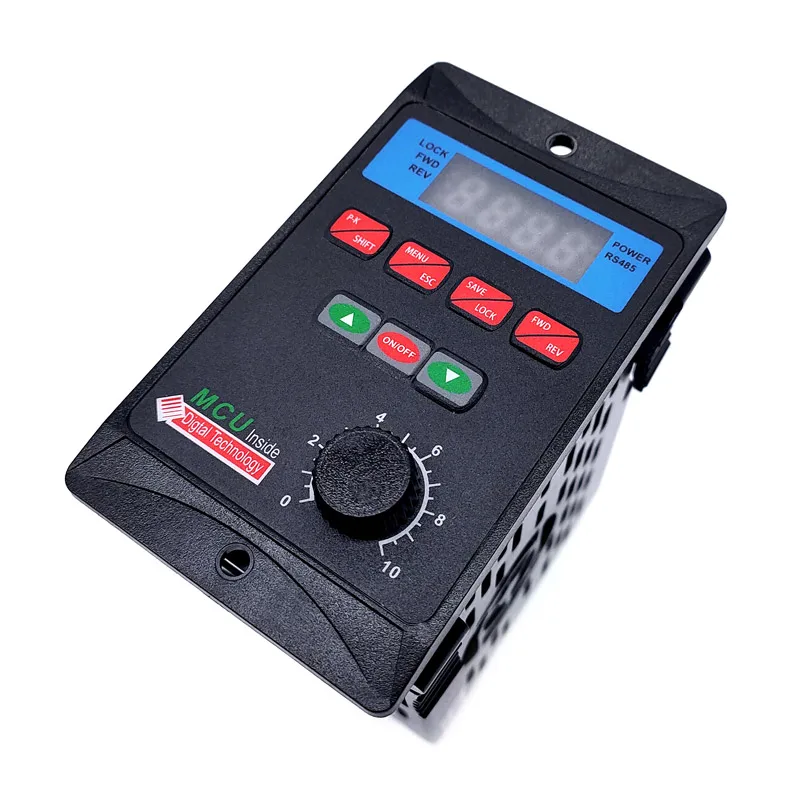 750 W MCU T13-400W-12-H einphasiger Eingangsfrequenzumrichter mit 400 W RS485-Dreiphasenmotortreiber hinzufügen Image