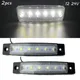 2 stücke Auto Seite Marker Anzeige Licht 12V 24V 6SMD LED Auto Auto Bus Lkw Lkw Boot Externe lichter