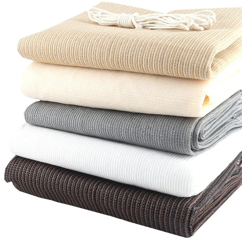 Hallo-Qualität Verdicken Anti-Uv HDPE Sonnenschirm Netto Balkon Sicherheit Zaun Netting Pavillons Terrasse Garagen Baldachin Segel Sonnenschutz Netze Image