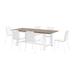 KFI Studios Midtown- Jive Set 36" L Rectangular Manufactured Wood Breakroom Table & Chair Set Metal in Brown | 34 H in | Wayfair