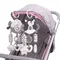 Passeggino appeso giocattoli per bambini 0 12 mesi morbido peluche seggiolino auto giocattoli con massaggiagengive giocattoli sensoriali in bianco e nero per neonati neonati