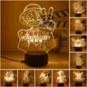 Nuovo One Piece rufy Anime Figure Lamp 3D LED Night Light Nightlight Touch Flash Light Desk Model