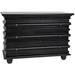 Noir Ascona Small 3 Drawer Accent Chest Wood in Black/Brown | 30 H x 42 W x 20 D in | Wayfair GDRE137HB