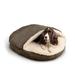 Snoozer Pet Products Cozy Cave Luxury Orthopedic Hooded Dog Bed Memory Foam/Suede in Black/Brown | 12 H x 45 D in | Wayfair 87773