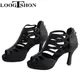LOOGTSHON Latin water platform scarpe da ballo scarpe moda donna tacchi alti scarpe Jazz tacchi per