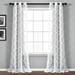 Red Barrel Studio® Lopes Trellis Sheer Curtain Panels Polyester in White/Brown | 84 H in | Wayfair 5F45463909264761A75C34E78AE70C65