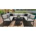 Kathy Ireland Homes & Gardens Madison Ave. 9 Piece Sectional Seating Group w/ Cushions kathy ireland Homes & Gardens by TK Classics | Outdoor Furniture | Wayfair