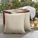 Rosalind Wheeler Waterbury Indoor/Outdoor Square Pillow Cover & Insert Polyester/Polyfill | 20 H x 20 W x 6 D in | Wayfair