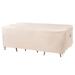 2023 F&J Outdoors Patio Rectangular Table Cover w/ 3 Year Warranty in Brown | 27.5" H x 100" W x 100" D | Wayfair FJ-US-WFG-H11
