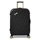 Ted Baker London Belle Collection Hardside Cabin Luggage Trolley for Travel, Black, Medium