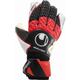 UHLSPORT Equipment - Torwarthandschuhe Absolutgrip Torwarthandschuh, Größe 10,5 in schwarz/rot/weiß