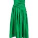 ZIMMERMANN Tiggy Bow Midi Dress - Green