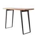 Table à manger en bois noir 165 cm