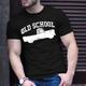 Men's Plus Size Big Tall T shirt Tee Tee Crewneck Black White Navy Blue Short Sleeves Outdoor Going out Print Car Letter Clothing Apparel Cotton Blend Streetwear Stylish Casual