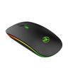 hxsj t18 mouse dual mode mouse wireless 2.4g mouse bt mouse colorato con luce respiratoria mouse muto con dpi regolabile per laptop