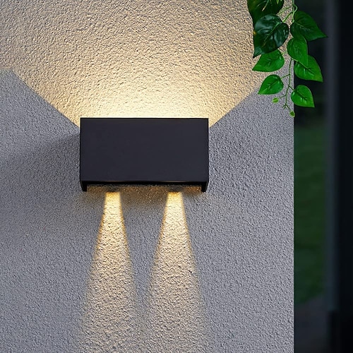 lampada da parete a led per esterni/interni 2 teste 12w 4 teste 20w angolo del fascio regolabile lampada da portico a led lampada da esterno applicabile alla terrazza e al portico della casa ac85-265v