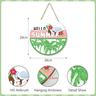 1pc summer watermelon hanging door sign watermelon door hanger wood welcome sign for front door home hanging door plaque sign summer front door crown wall window decor