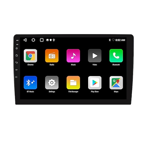 Android 12 2 din per autoradio universale lettore multimediale navigazione gps car audio unità di testa stereo altoparlanti da 10.1 pollici wifi