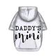 OADDYS MINI Dog Hoodie With Letter Print Text memes Dog Sweaters for Large Dogs Dog Sweater Solid Soft Brushed Fleece Dog Clothes Dog Hoodie Sweatshirt with Pocket
