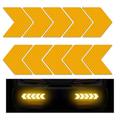 10 pz/set auto colori assortiti adesivo autoadesivo riflettente freccia segno nastro