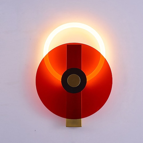 Lightinthebox applique da parete a led applique da parete a led con montaggio a incasso applique da parete a led soggiorno camera da letto applique da parete in ferro ip20 220-240v 21 w