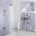 rubinetto doccia, sistema doccia sistema soffione doccia a pioggia set doccetta inclusa doccia multigetto estraibile moderno tradizionale montaggio elettrolitico esterno valvola ceramica rubinetti