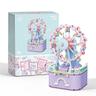 blocchi di costruzione, 885 pezzi / 710 carousel music box set di blocchi. set di costruzione per costruire, giocattolo di assemblaggio per bambini adulti un grande regalo per chi ama la giostra