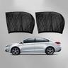 2 pezzi accessori per lo styling dell'auto parasole auto protezione uv tenda laterale finestra parasole maglia parasole protezione pellicole per vetri