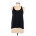 Under Armour Active Tank Top: Black Activewear - Women's Size Medium