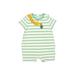 Baby Gap Short Sleeve Outfit: Green Bottoms - Size 6-12 Month