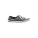 Converse Sneakers: Gray Print Shoes - Women's Size 8 - Almond Toe